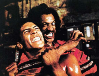 Leroy (Taimak) and Sho'Nuff (Julius Carry) in The Last Dragon (IMDB.com)
